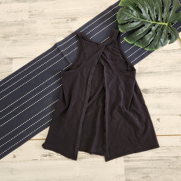 Lululemon All Tied Up Tank Top Black Size 4 - Picture 4 of 4